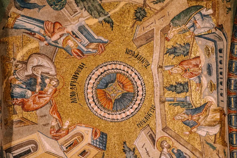 Pierre, or et lumière : le langage secret des mosaïques de nos basiliques décodé grâce au 360°